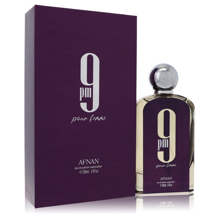 9 Pm Femme Perfume By Afnan 3.4 Oz Eau De Parfum Spray For Women In Box